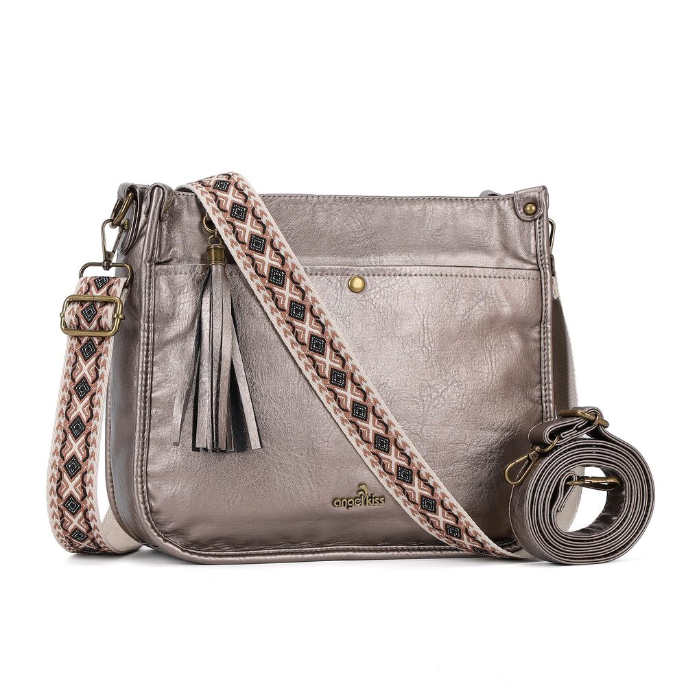 2612 Crossbody Bags Trendy Vegan Leather Hobo Purses Shoulder Handbags